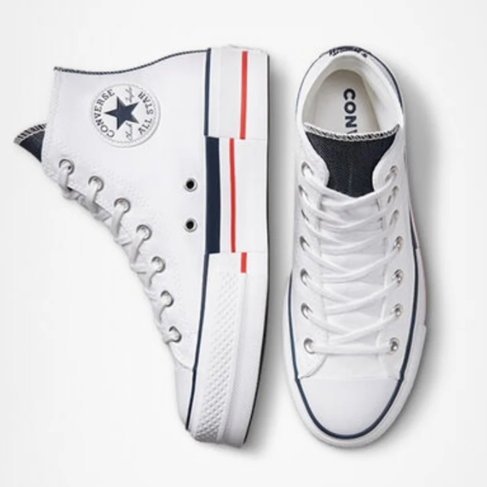 Converse Chuck Taylor All Star Lift Retro Denim Shoes Size 6 - Picture 7 of 12